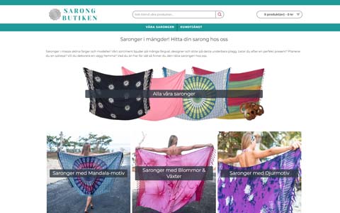 Skärmdump av Webbutik 7 webbutik